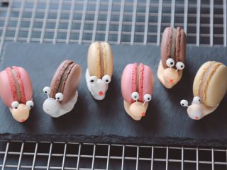 16、蜗牛马卡龙,成品,超级萌