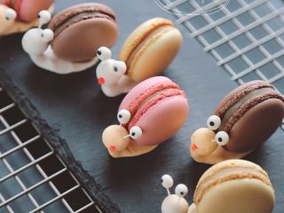 18、蜗牛马卡龙,快来一起做吧