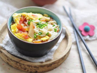 19、西红柿鸡蛋面,西红柿鸡蛋面