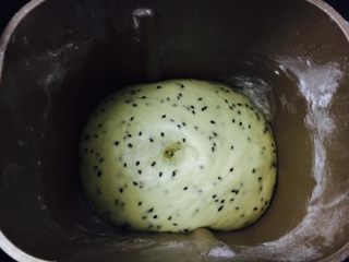 7、胖嘟嘟的面包棒,发酵面团2倍大，戳洞不回缩。