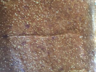 9、自制猪肉脯,然后拿出撕掉铝箔纸,将肉脯直接放烤架上