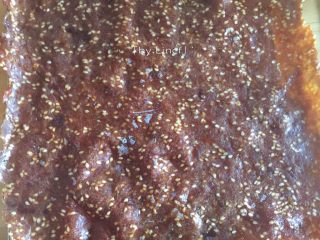 11、自制猪肉脯,烘烤完成后的猪肉脯拿出放凉