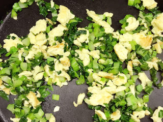 12、青菜炒饭,炒熟