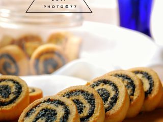 16、年轮卷卷饼干,成品。