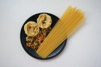 2、春日花生酱清爽意面,早起就要有Fun,扁平意面、螺旋面、贝壳面、蝴蝶面、细面、字母意面等,想宠幸sei就宠幸sei,一周七款不重复!