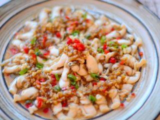 18、清蒸鲜味蛏子,完成品