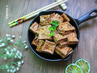 12、自制卤豆干,大家可以试试看