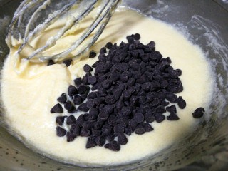 6、巧克力趣多多,加入巧克力豆