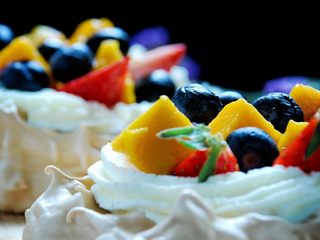 13、美丽的帕夫洛娃蛋糕,成品。