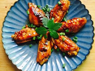 25、#糖醋菜#鸡中翅,装盘撒上葱花！好香哦????