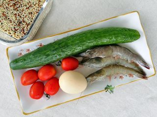 3、缤纷藜麦沙拉,食材清洗干净。