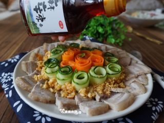 21、【蒜泥白肉】眼前一亮的宴客菜,成品图