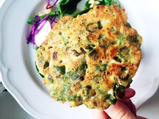 9、豆角鸡蛋煎饼 ,我要开动啦....