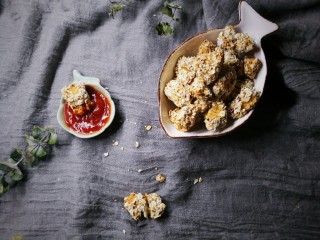 17、健康无油燕麦鸡米花,想吃