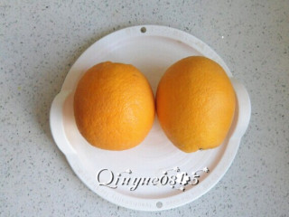 2、蜂蜜橙子茶,橙子洗净