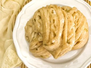 29、麦麸葱油花卷,健康营养哦