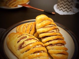 16、豆沙面包,成品图