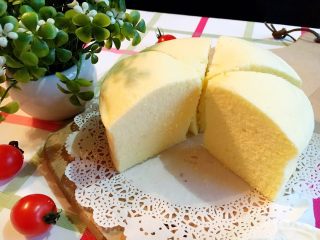 17、蒸蛋糕,切块享用吧