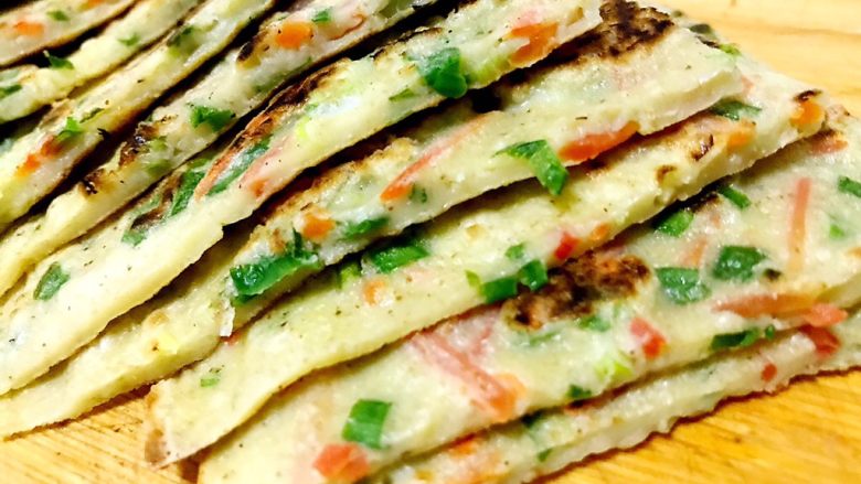 三色鸡蛋饼吃出健康吃出爱