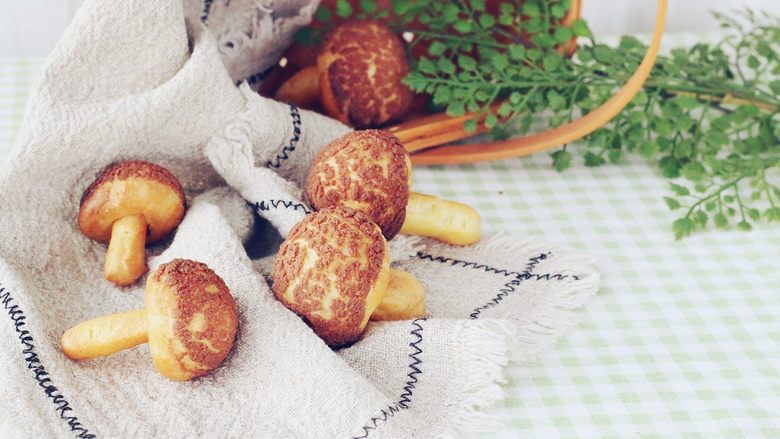 酥皮蘑菇泡芙