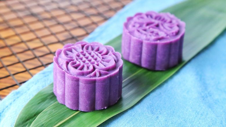 低脂健康紫薯月饼