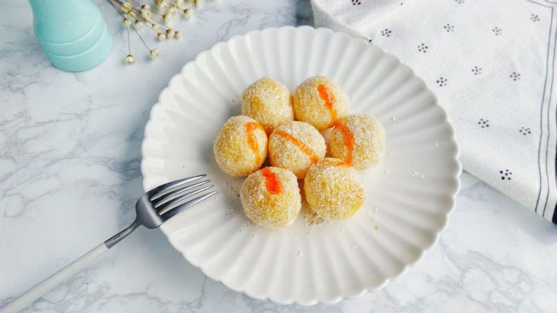 美味爆浆芝士球