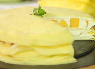 芒果班戟和芒果千层饼