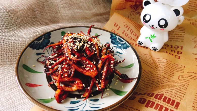 再也不用出门去排队买的香辣鱿鱼须烤箱版