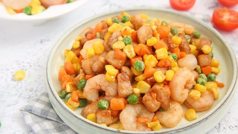 吃出健康的秘诀虾仁杂蔬丁让你爱上餐桌