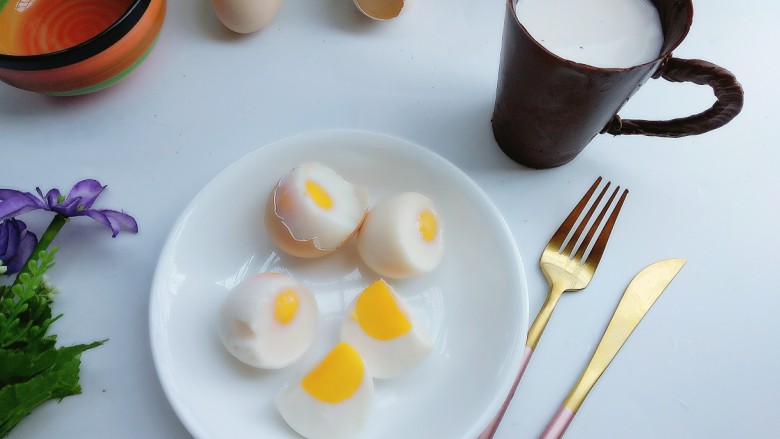 仿真早餐芒果布丁巧克力杯子