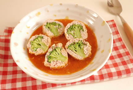 西兰花迷你汉堡球