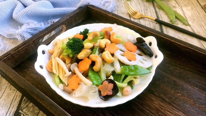 厨房挑战素菜腰果全素