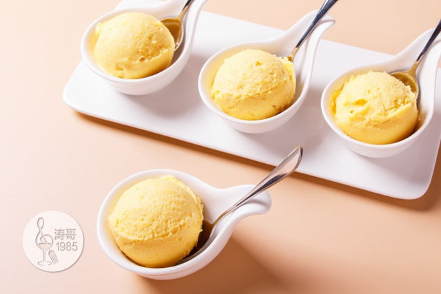 低脂芒果冰淇淋脂肪含量仅有1％