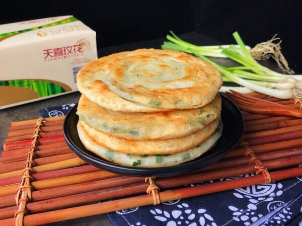 烫面葱饼美味早餐葱饼