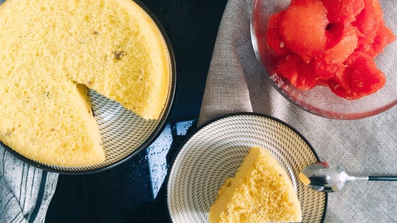 吃起来满口幸福感的蔓越莓戚风蛋糕