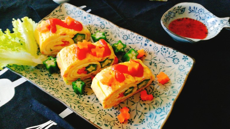 阳光早餐秋葵厚蛋烧