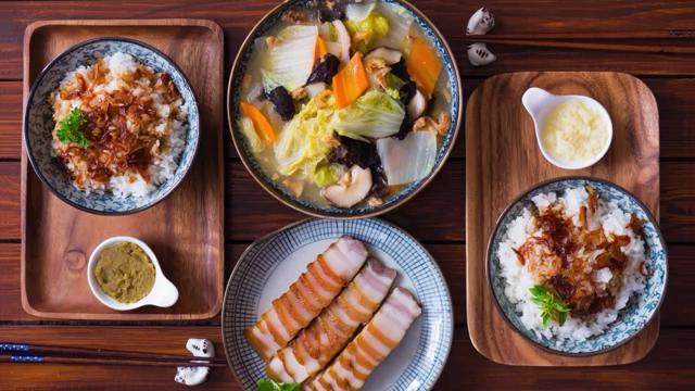 猪油拌饭白菜卤猪油拌饭