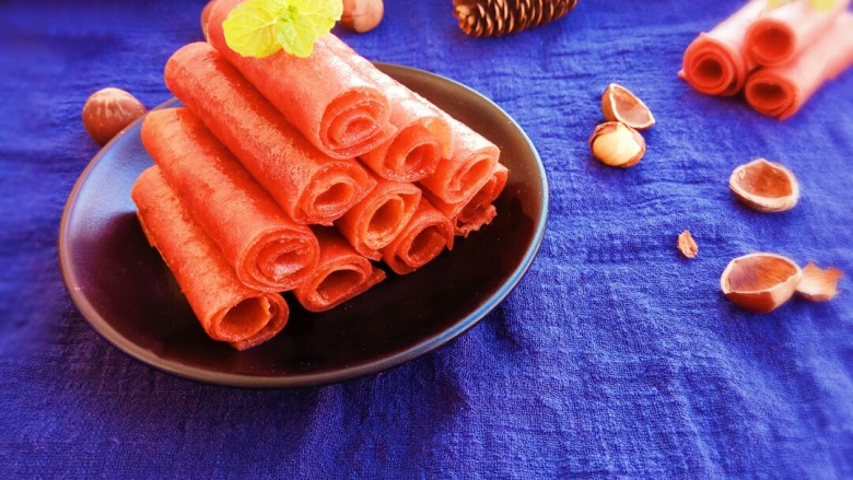 自制健康开胃小零食果丹皮烤箱版