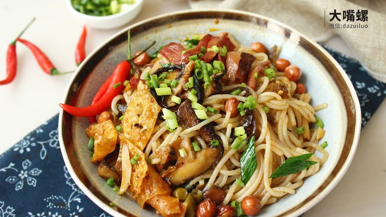 干炒好欢螺螺蛳粉