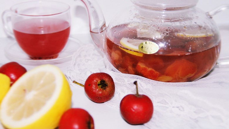 冬喝暖饮夏吃冰山楂蓝莓柠檬饮