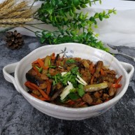 酱爆肉沫茄子