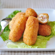 虾仁奶油可乐饼