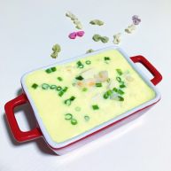 鲜虾豆腐蒸水蛋