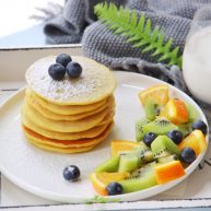 健康无油版香蕉燕麦松饼