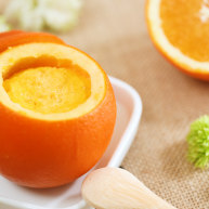 8m香橙蒸蛋宝宝辅食