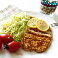 小芽早餐日式炸猪排烤箱版非油炸