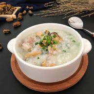 淡菜瑶柱排骨粥健康养生靓粥