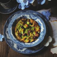 美貌早餐抹茶面包布丁