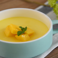 芒果牛奶炖蛋—嫩滑无比呲溜一下滑入肚子里