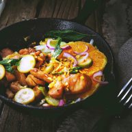 春日小清新之香橙煎鸡肉